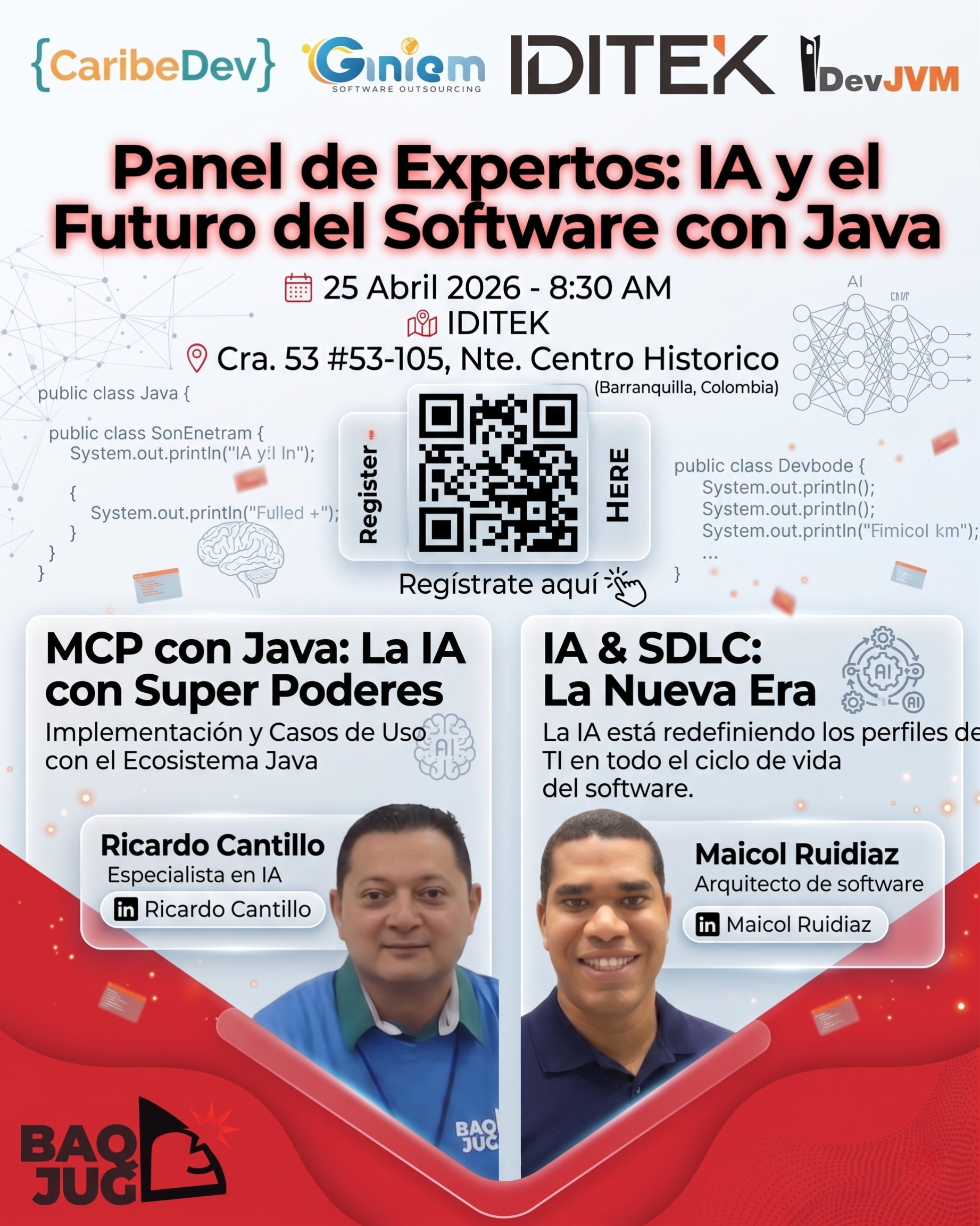 BAQJUG Abril 2026: IA y el Futuro del Software con Java