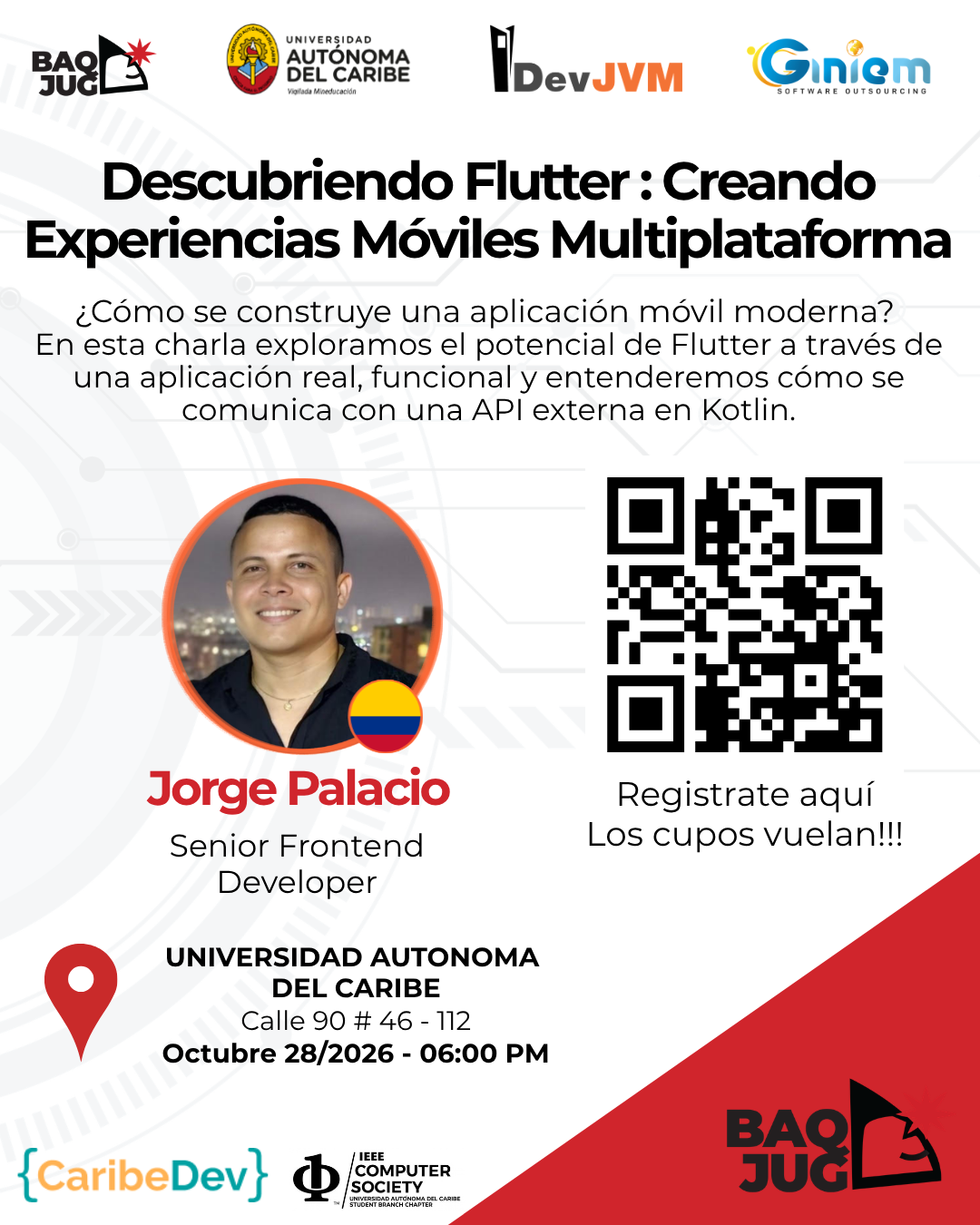 BAQJUG Octubre 2026: Descubriendo Flutter